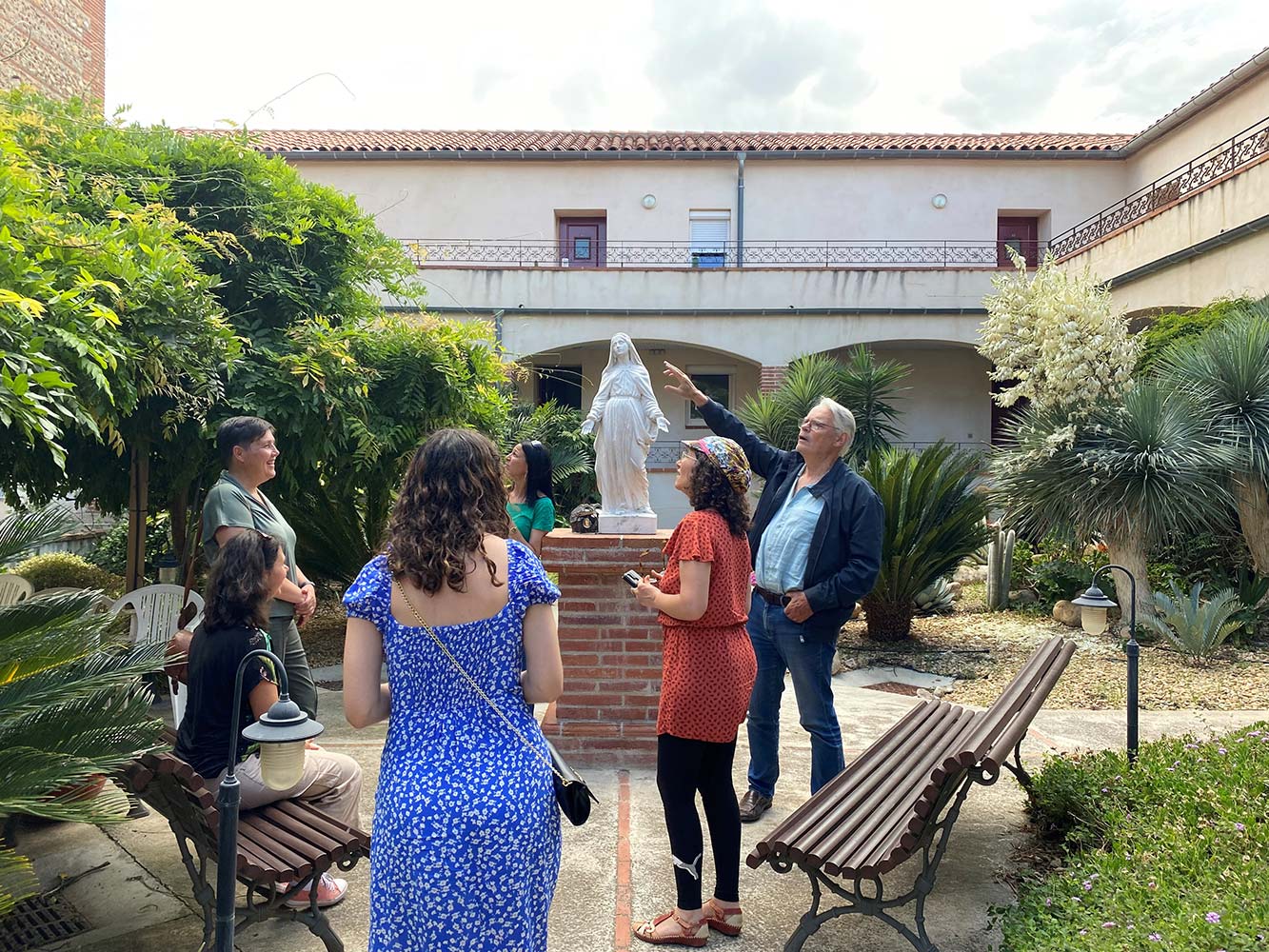 Visite du béguinage Saint-François à Perpignan