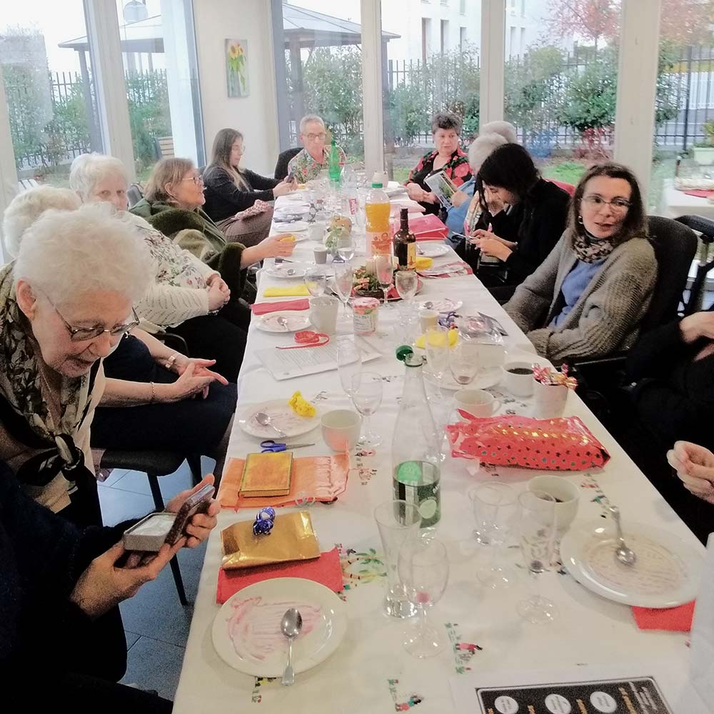 Repas de Noël au béguinage de Tours