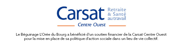Subvention Carsat Centre Ouest béguinage pour seniors de Smarves